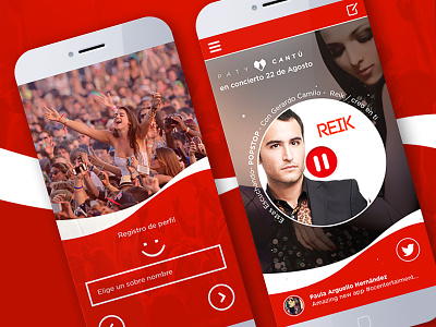 Coca app coca coca-cola music prototype radio redesign tv ui ux