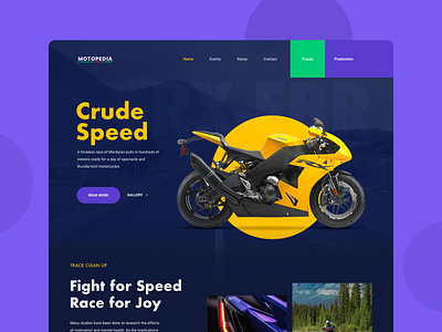 Motorbike Race Website