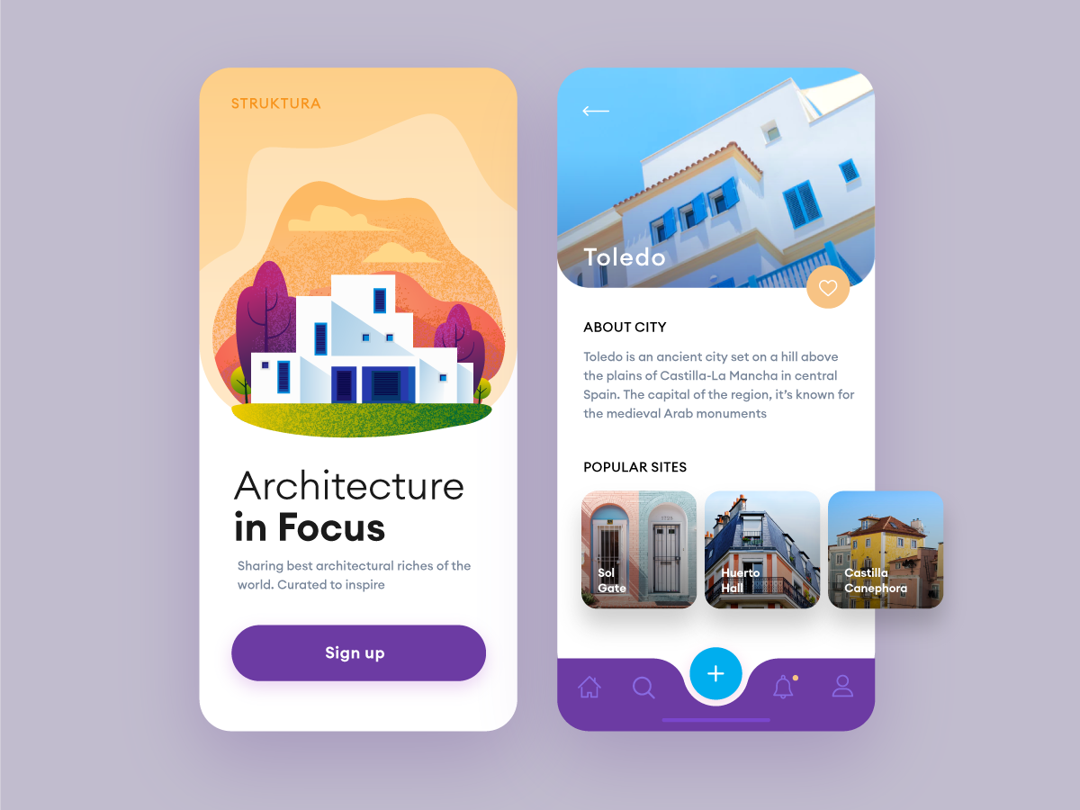 Architecture App by Enes Muharemovic on Dribbble