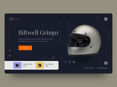 Helmet Shop Web Design