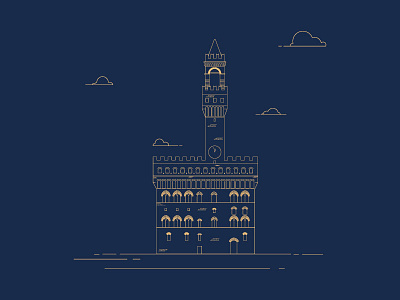 Palazzo Vecchio - Florence architecture florence icon italy minimalism palazzovecchio travwel