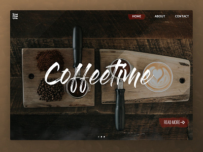 Landing Page for Coffee shop