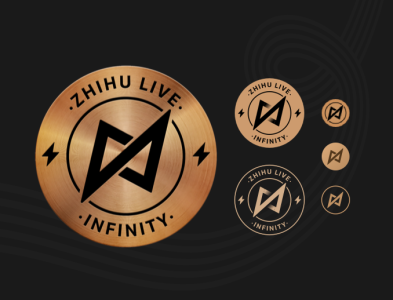 Badge of Zhihu Live badge design icon logo