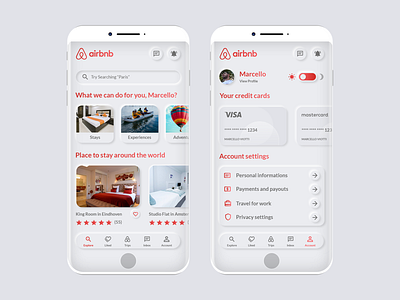 Airbnb App UI/UX - Neumorphism Redesign 2020 adobe xd airbnb app concept app design app prototype app ui app ui ux concept concept design neumorph neumorphism real estate skeumorphism travel app traveling ui ui ux design ux visual design web ui