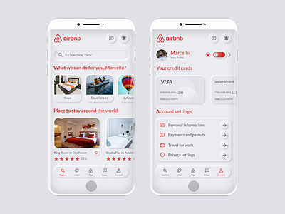 Airbnb App UI/UX - Neumorphism Redesign 2020