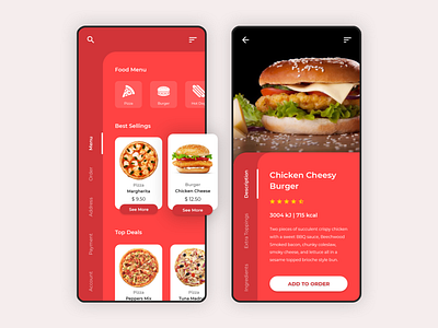 Food Delivery App - User Interface