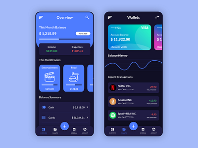 Money Management Mobile App // WizCard V2