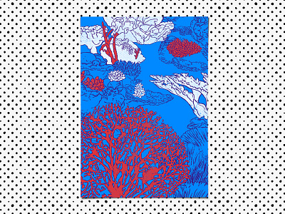 Pop art coral reefs