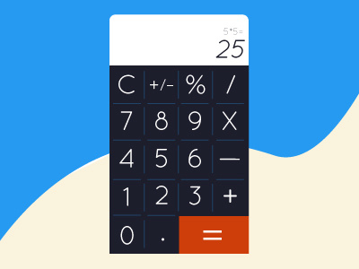 UI Challenge Day #4 calculator