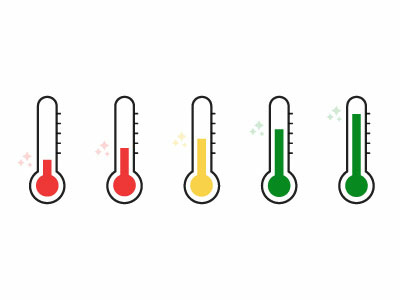 Vector Thermometers graphic thermometer vector art