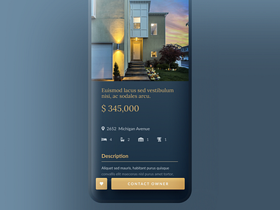 Real Estate App Design