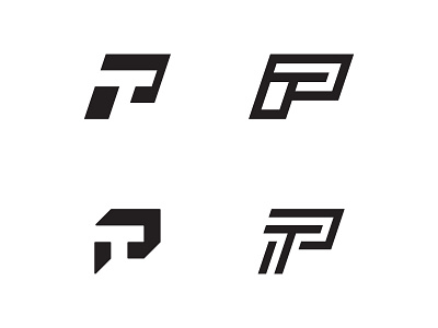 P And T lettermark exploration lettermark logo logos monogram p simple t