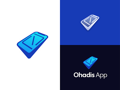 Ohadis App Logo Design brand branding consultation design developement identity design logo logomark logos mobile app tech tech logo technology vector