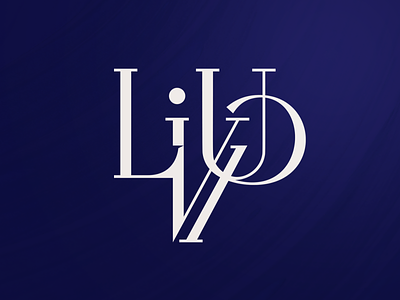 LivUp luxury brand brand branding design identity design letter lettermark logo logomark logos vector