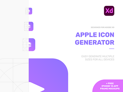 Apple Icon Generator for Adobe XD