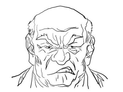 Man Angry Emotion angry art black and white comic comic art comic book art design emotion emotional design eye face illustration in progress line art man minimal potrait sketch sketchbook teeth