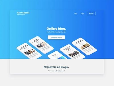 Designing website for Ako uspesne
