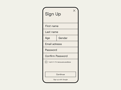 #dailyui — Sign Up