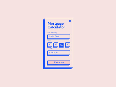 #dailyui — Mortgage Calculator adobe xd adobexd calculator calculator ui concept daily daily ui dailyui modal mortgage mortgage calculator ui ui design uidesign uiux web web design