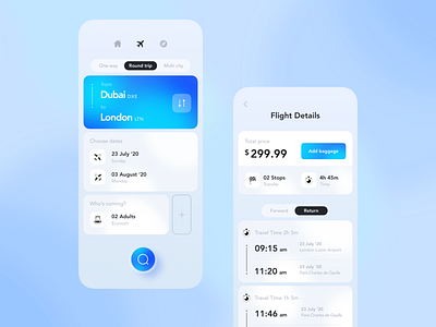 The Concept for the Search Flights App