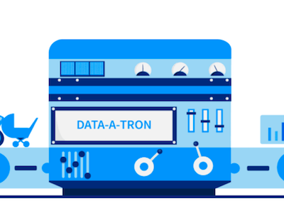 DATA-A-TRON data illustration insticator machine