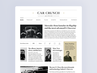 Car Crunch - Retro Blog