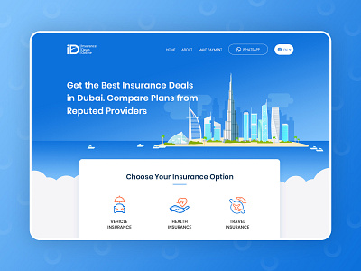 Insurance Website Landing Page