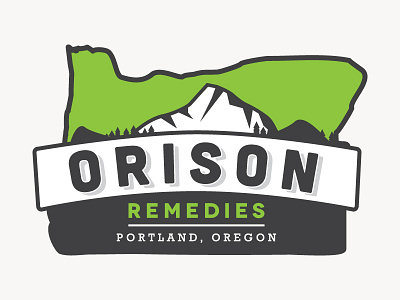 Orison Remedies 420 branding dispensary logo medical marijuana mt hood oregon packaging weed