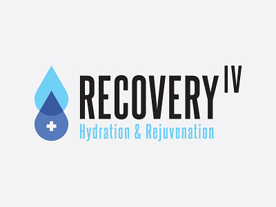 RECOVERY IV branding health hydrate intravenous iv logo recovery
