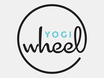 Yogi Wheel Logo branding logo namaste yoga yogi