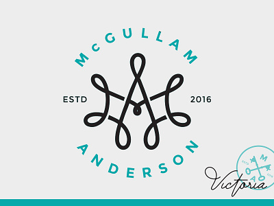 McGullam Anderson Logo a branding logo m real estate stamp