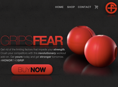 Gripsfear e commerce e commerce design gripsfear ux design web design website website design wordpress