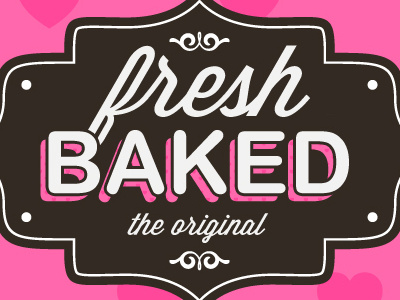 Fresh Baked graphic design logo design typography