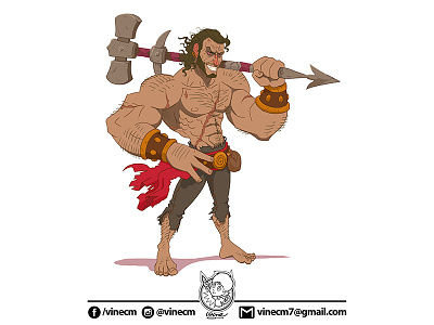 Berserker art barbarian berserk berserker cartoon characterdesign concept fantasy norse pirate viking warrior