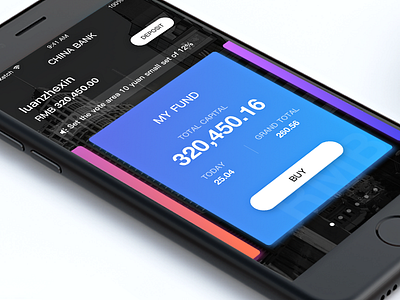 Finance app design interface mobile ui ux