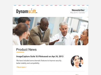 Company Newsletter Template edm email template newsletter product news