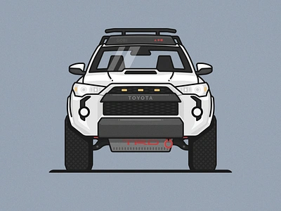 TRD 4Runner 4runner car illustration suv toyota trd pro truck