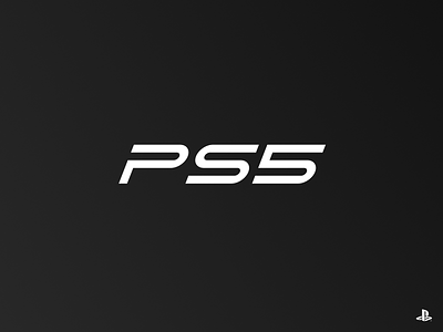 PS5 clean fun logo playstation ps5 videogame