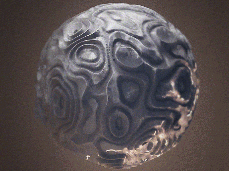 Noisy abstract houdini loop noise octane sphere