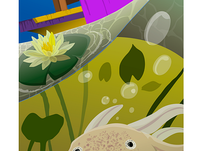 Axolotl amphibian color colorful colorful art contest digital illustration digital illustrations digitalart illustration illustration art illustrator swiss army swiss army knife swiss knife underwater vector vector art vector artwork vector background victorinox