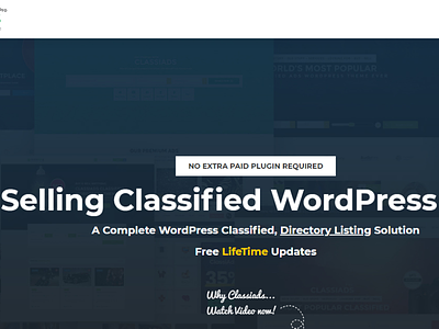 Classifieds WordPress theme free best classified classified ads design illustration