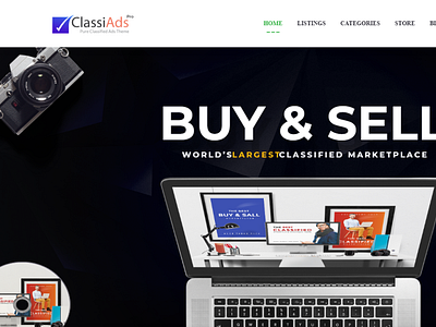 Template for classified website