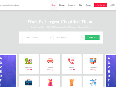 Best Classified WordPress Theme