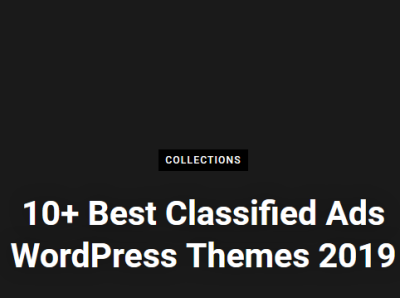 10+ Best Classifieds Ads WordPress Themes in 2019 bestclassified bestwordpress blog blog post