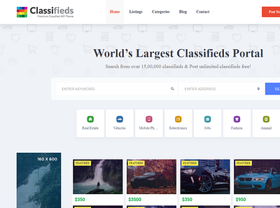 Best Classifieds - Classified WordPress Theme classifieds