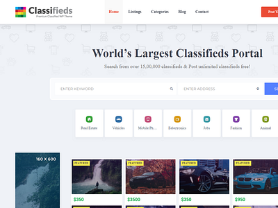 Best Classifieds - Classified WordPress Theme