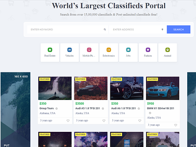 Best Classified WordPress Theme! ads blog blog design classified illustration wordpress