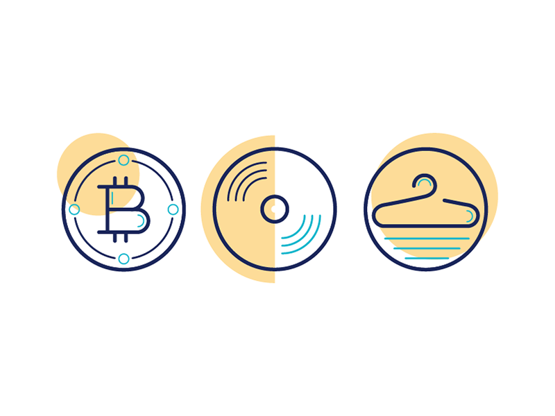 set of icons by Ewa Żak on Dribbble
