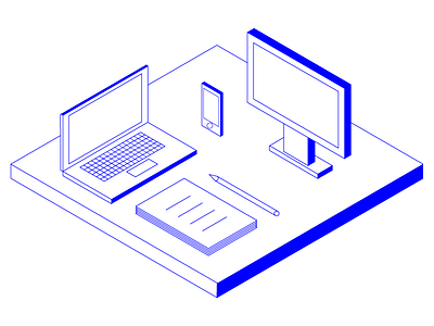 Isle Of Data 3 analytics chart cloud data graph illustration isometry it linework notebook strategy visualisation