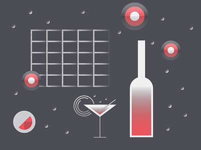 Liquids Analitics analyze chart data glass illustration poll web webillustration wine